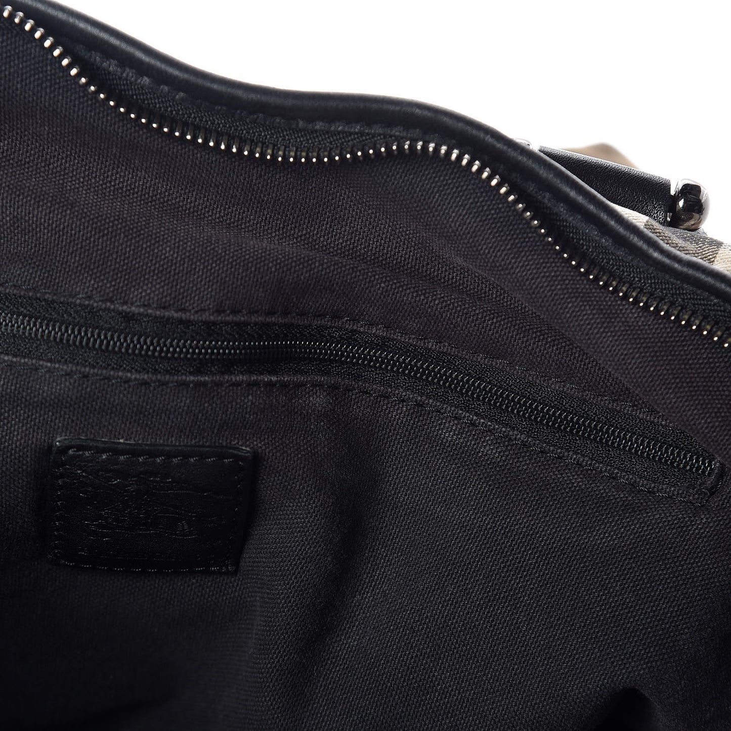 Shimmer House Check Tote Black