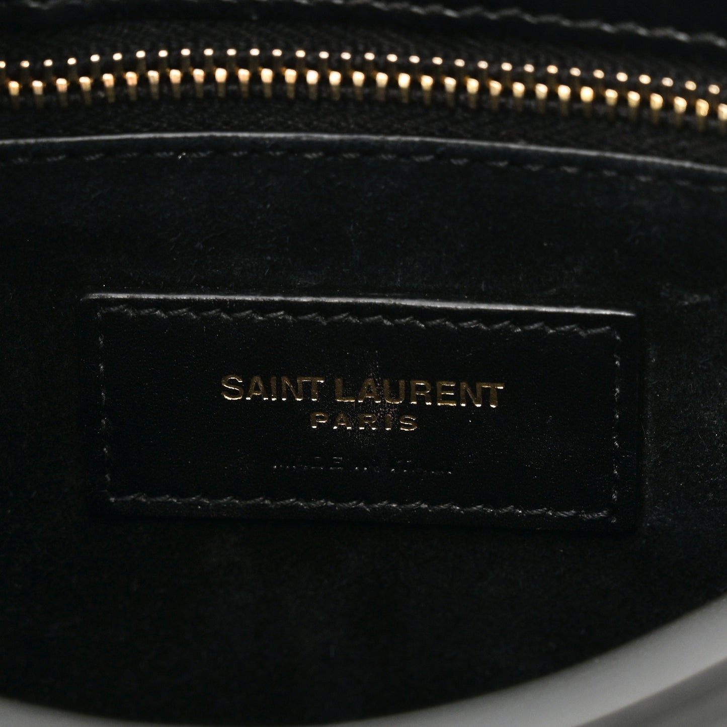 Patent Calfskin Sadie Shoulder Bag Black