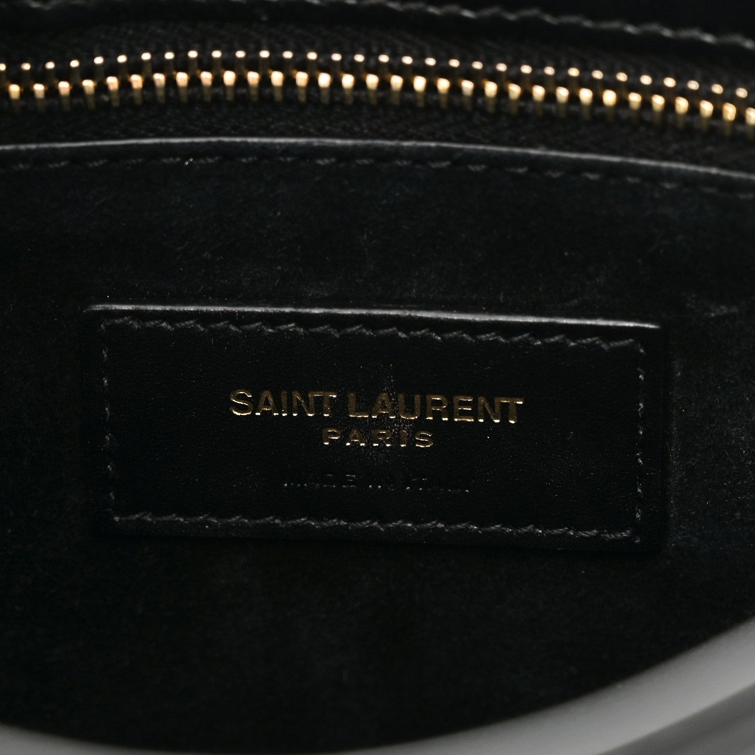Saint Laurent Patent Calfskin Sadie Shoulder Bag Black 6 of 10