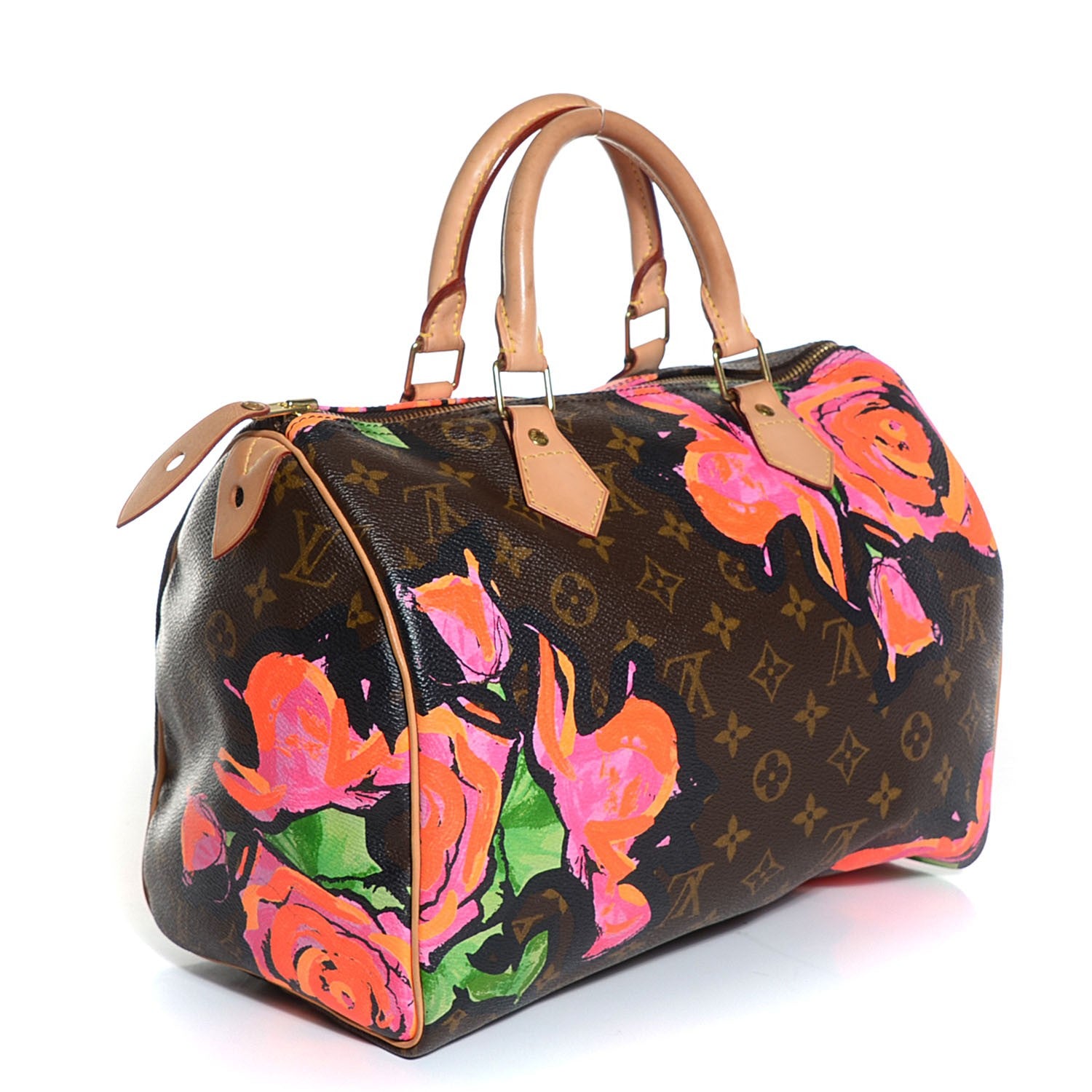 Louis Vuitton Monogram Roses Speedy 30 3 of 7
