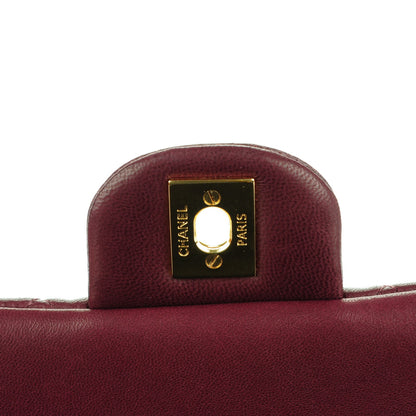Chanel Lambskin Quilted Clutch With Chain Flap Bordeaux 8 of 8