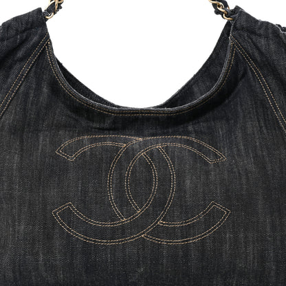 Chanel Denim XL Coco Cabas Tote Blue 9 of 13