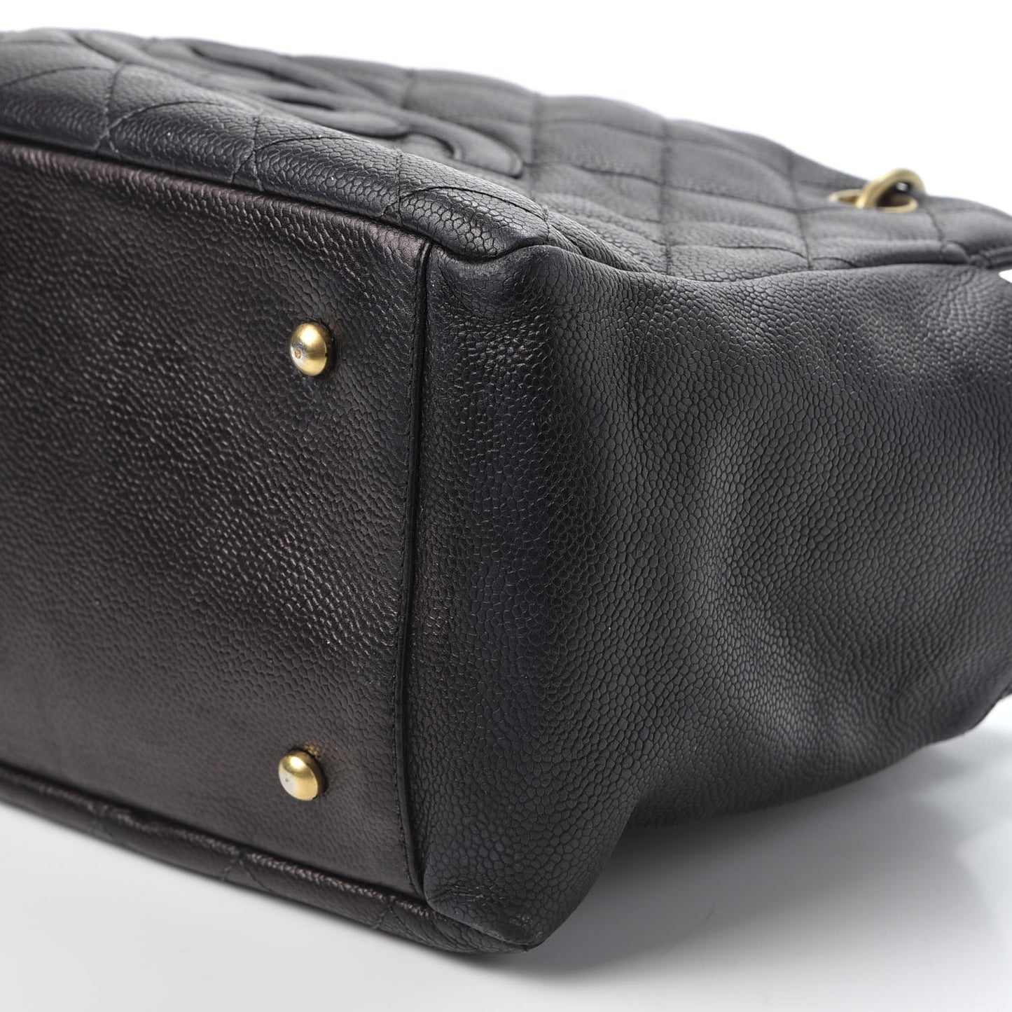 Caviar Quilted Petit Timeless Tote PTT Black