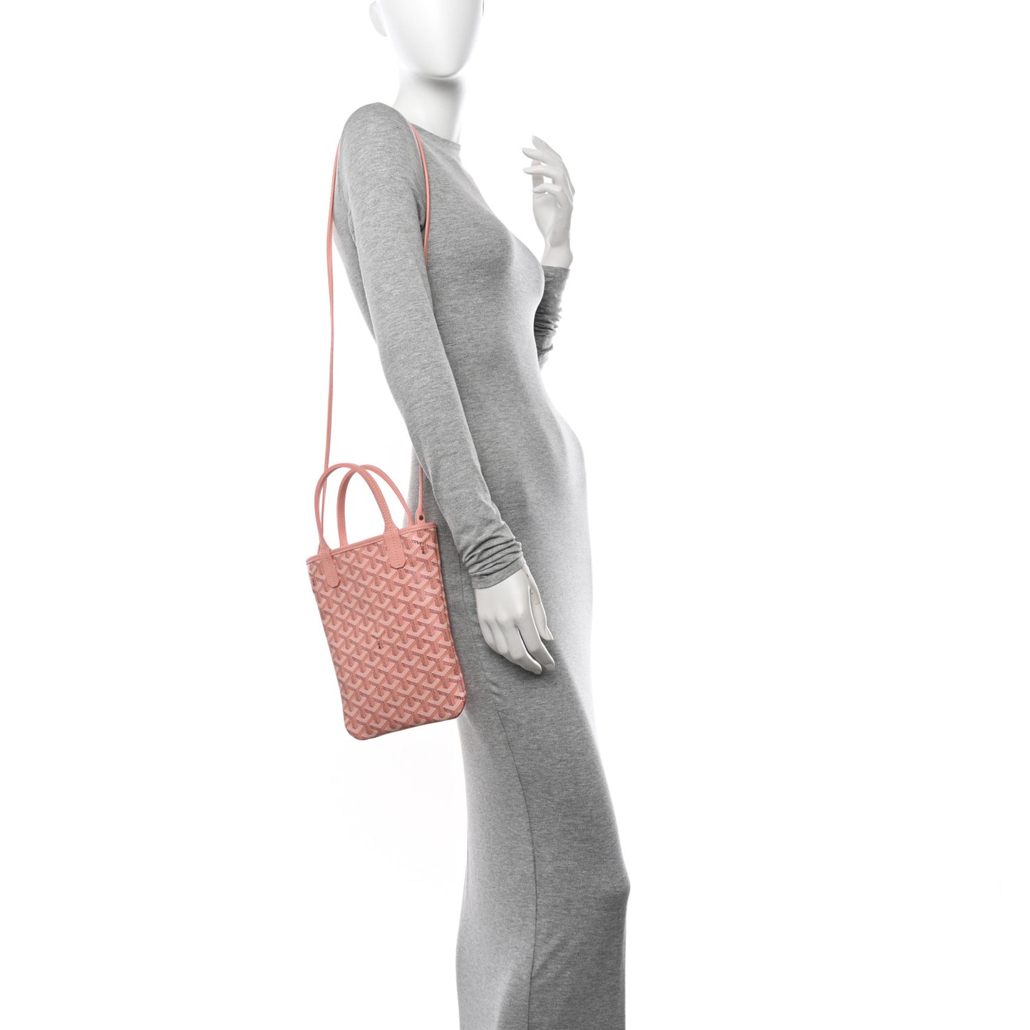 Goyardine Poitiers Tote Rose Poudre