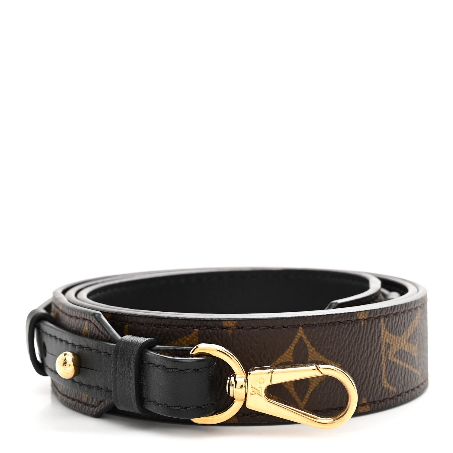 Louis Vuitton Monogram Bandouliere Shoulder Strap XL Black 1 of 5