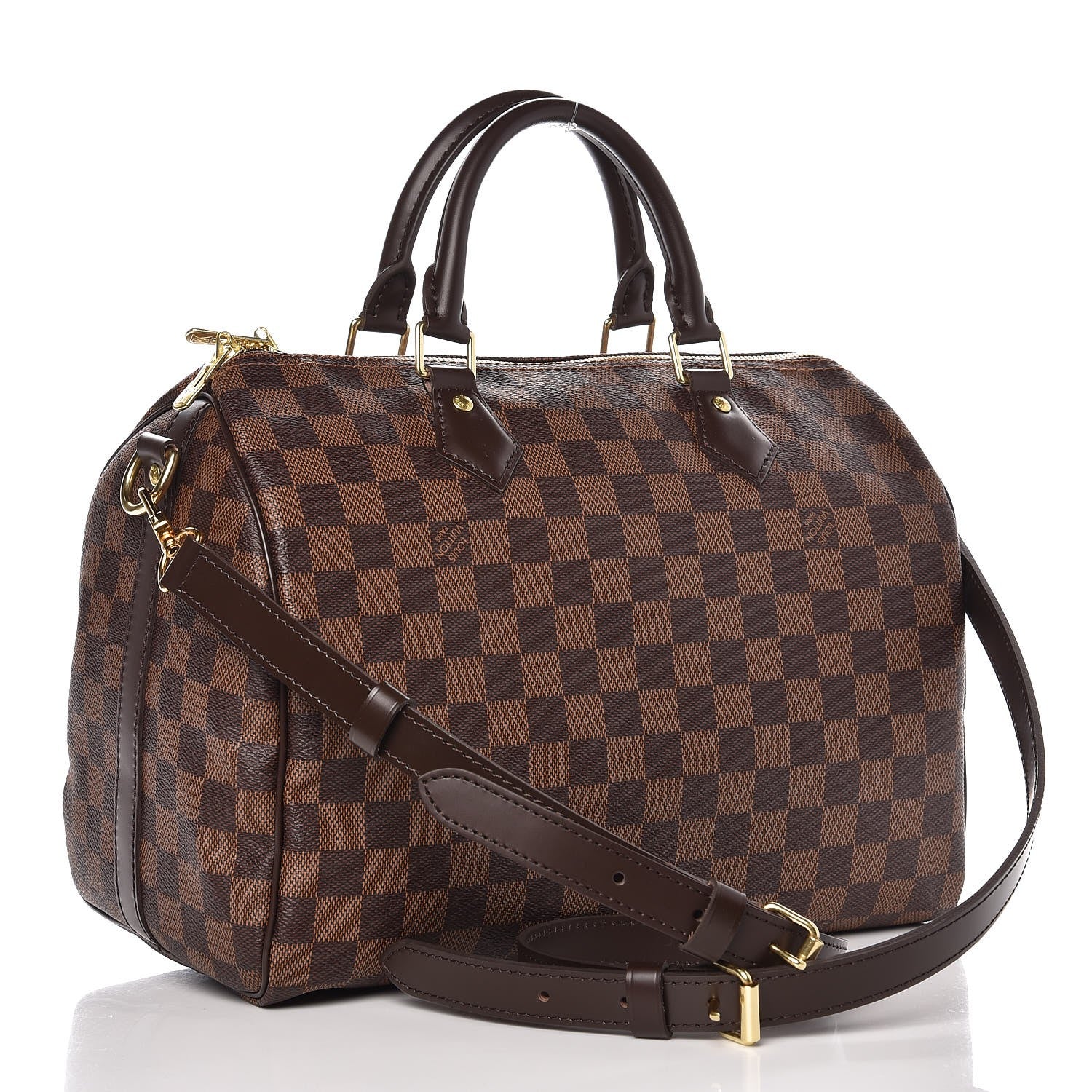 Louis Vuitton Damier Ebene Speedy Bandouliere 30 3 of 7