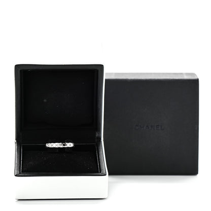 Chanel 18K White Gold Mini Coco Crush Ring 54 6.75 5 of 5