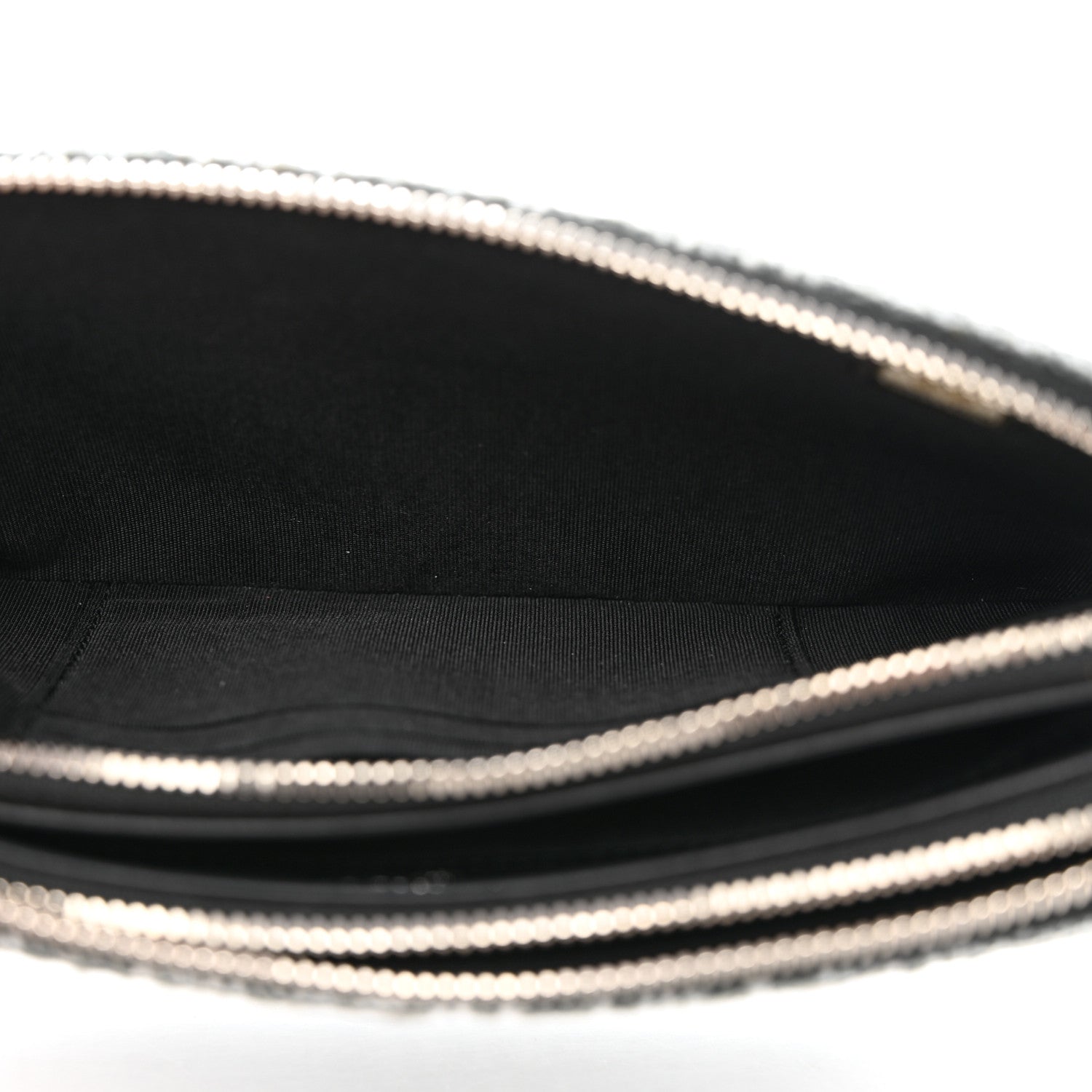 Chanel Canvas Small Deauville Clutch With Chain Charcoal 5 of 13