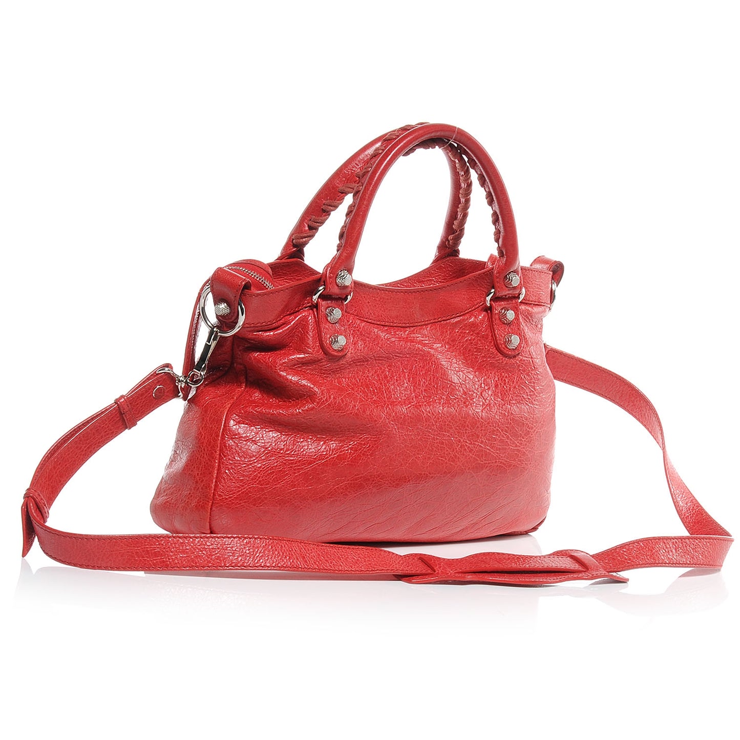 Agneau Giant 12 Silver Hardware Town Coquelicot