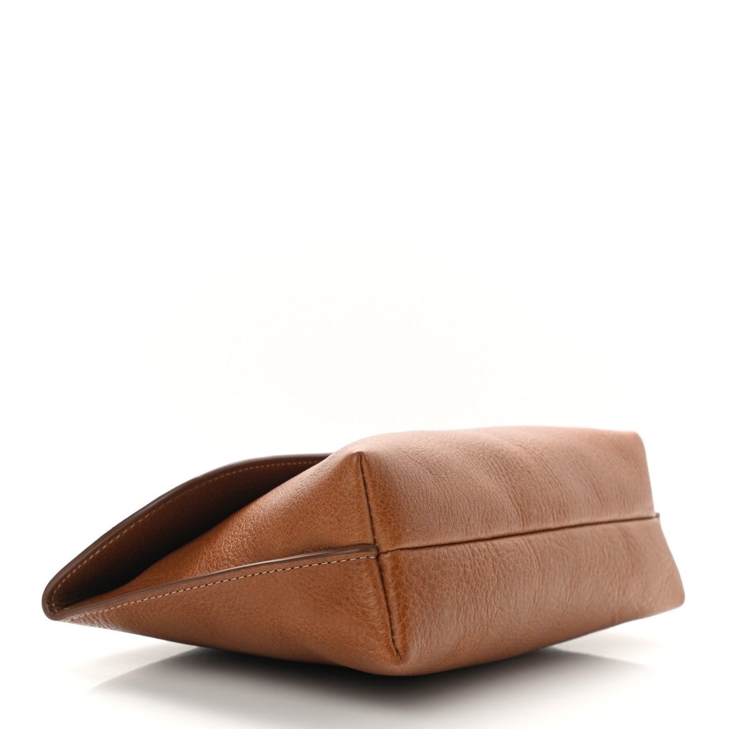 Natural Vegetable Tanned Locked Cosmetic Pouch Oak