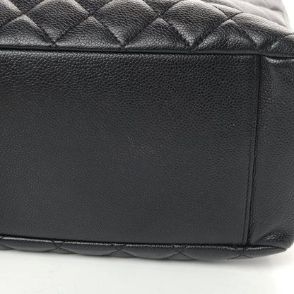 Chanel Caviar Quilted Grand Shopping Tote GST Black 5 of 5