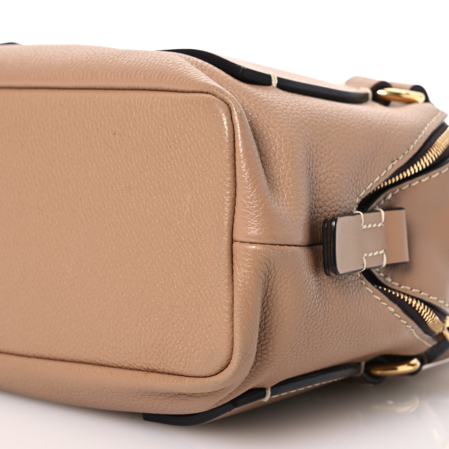 Calfskin Small Daria Cement Brown