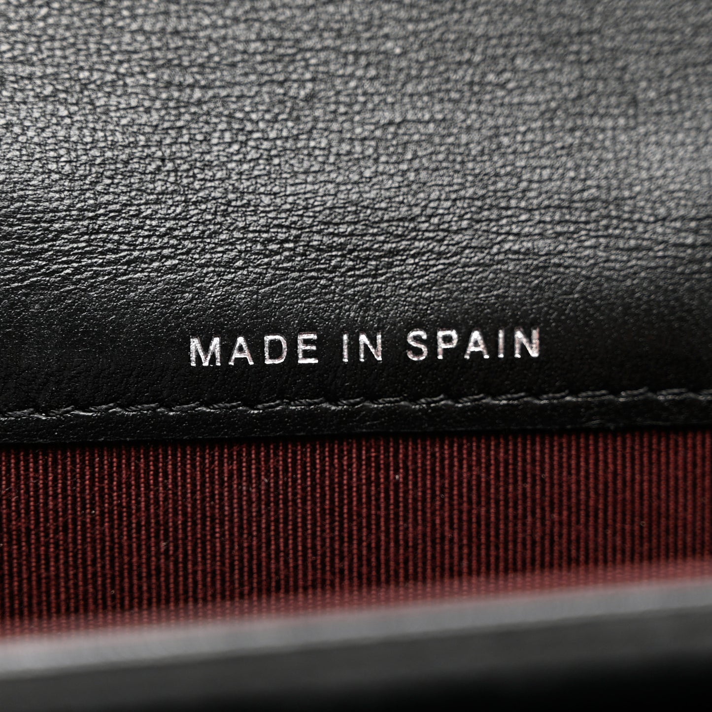 Lambskin Quilted Flap Card Holder Wallet Black