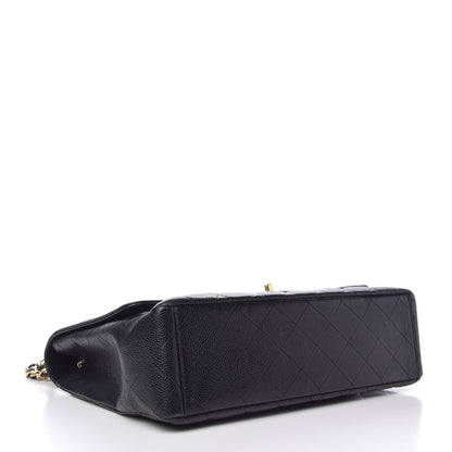 Chanel Caviar Quilted Maxi Single Flap Black 4 of 9