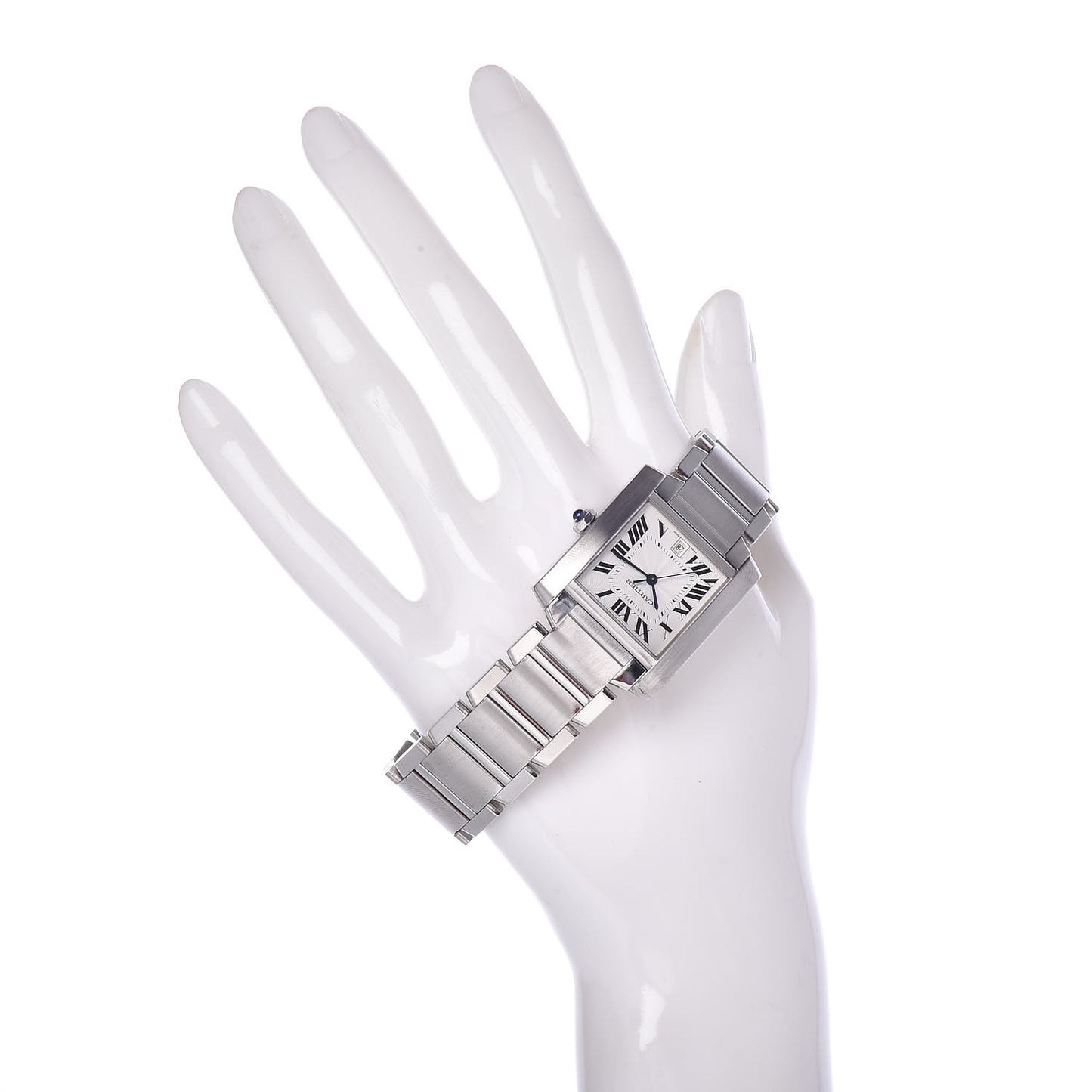 Stainless Steel 28mm Tank Francaise Automatic Watch