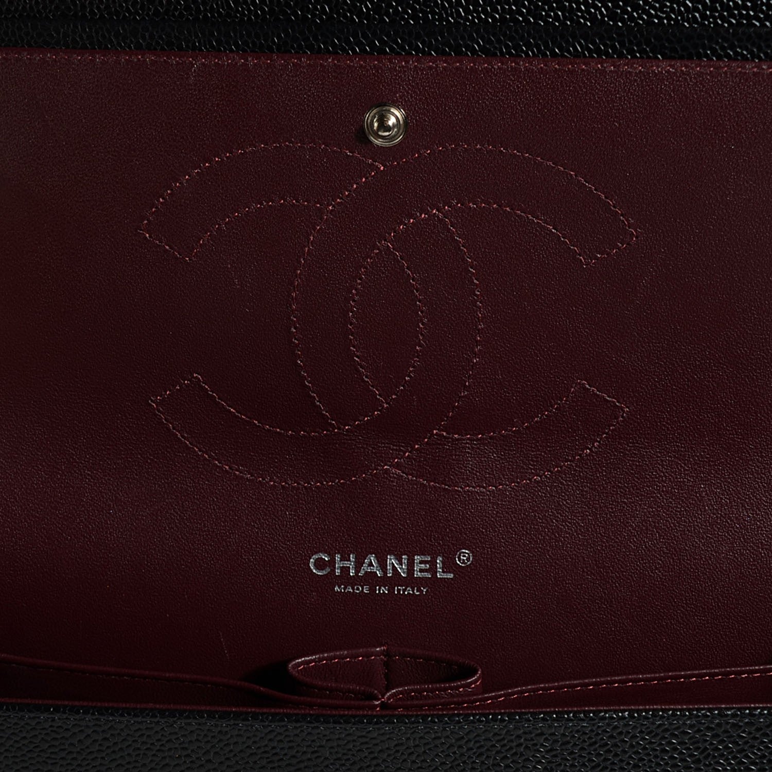 Chanel Caviar Quilted Jumbo Double Flap Black 14 of 16