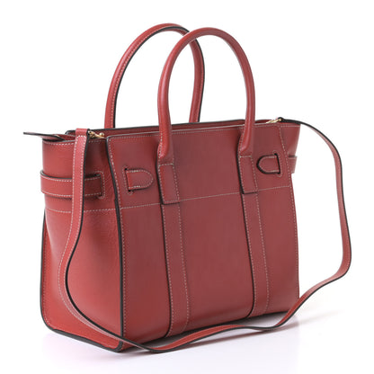 Mulberry Silky Calf Small Zipped Bayswater Red Ocre 2 of 5