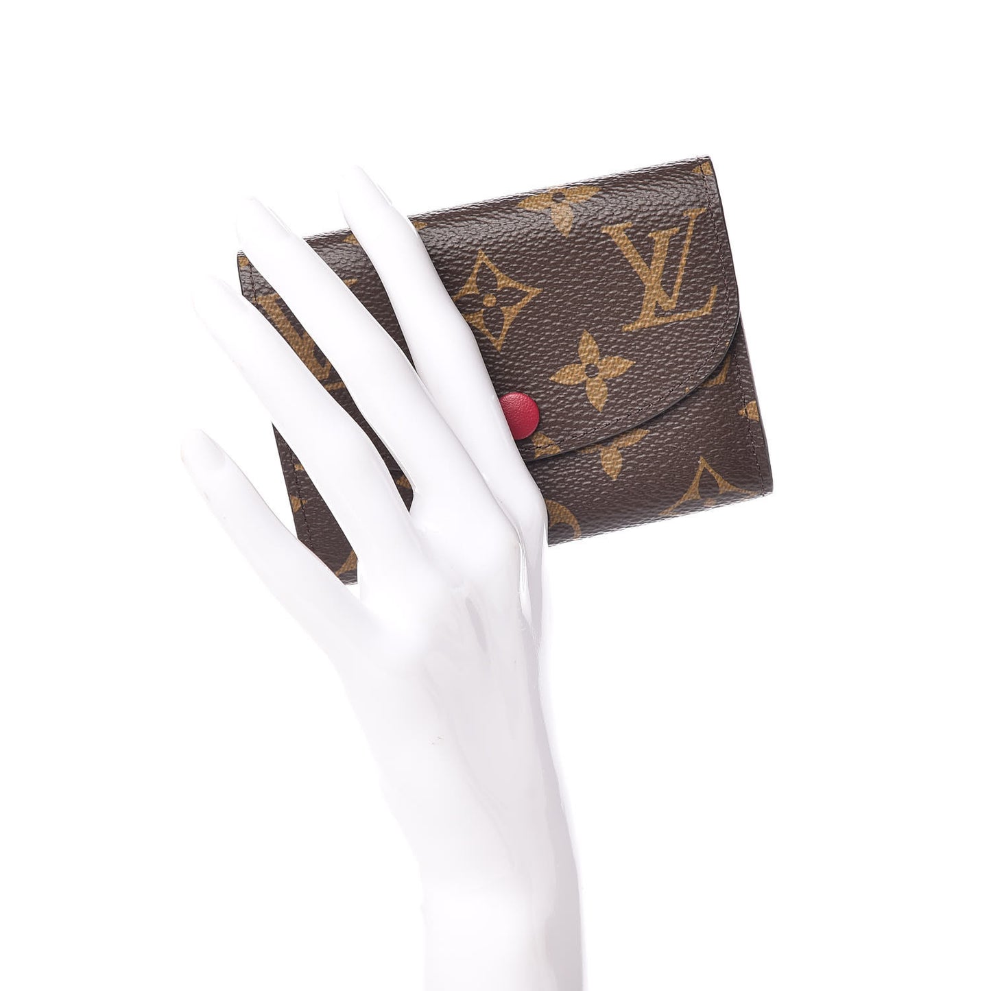 Monogram Rosalie Coin Purse Fuchsia