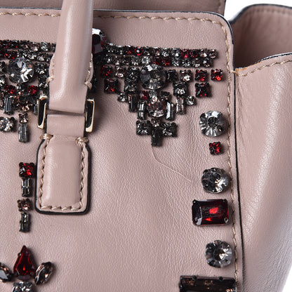 Valentino Garavani Nappa Crystal B Diamond Tote Light Pink 16 of 17