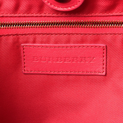 Burberry Haymarket Check Bow Canterbury Tote Pink 6 of 12