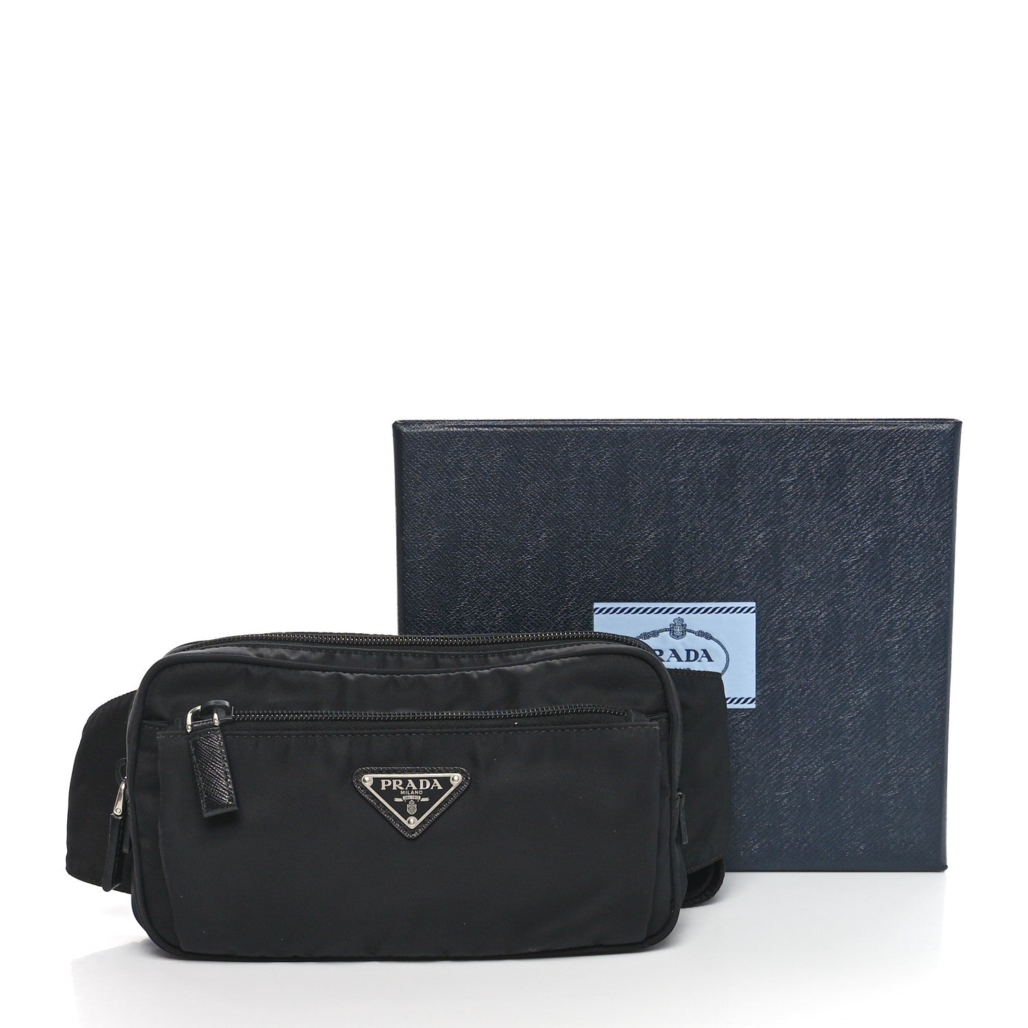 Prada Tessuto Nylon Belt Bag Black 10 of 10