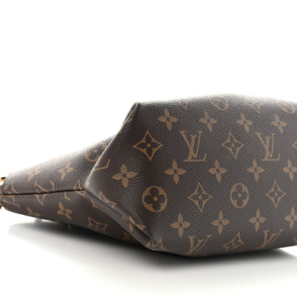 Louis Vuitton Monogram Flower Zipped Tote PM Black 9 of 10