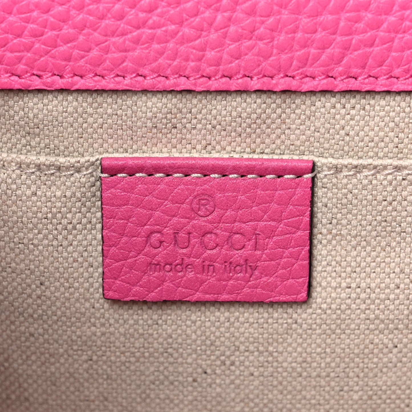 Cellarius Calfskin Mini GG Marmont Top Handle Bag Tropical Pink Flower