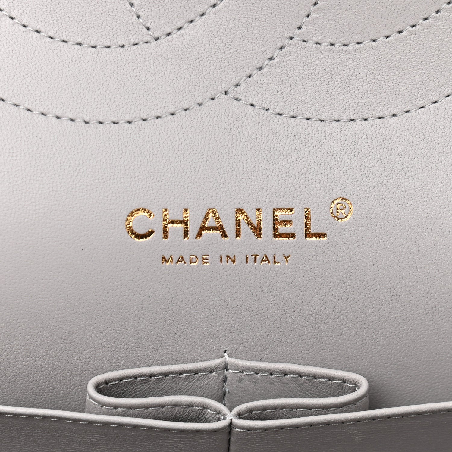 Chanel Caviar Quilted Jumbo Double Flap Grey 5 of 8