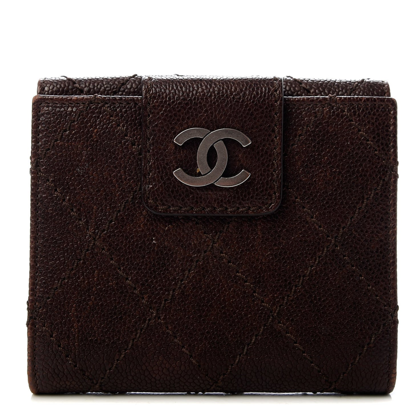 Caviar Wallet Dark Brown