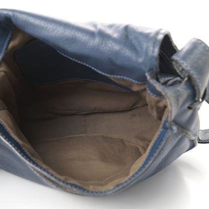 Chloe Calfskin Medium Marcie Round Crossbody Bag Navy 5 of 21