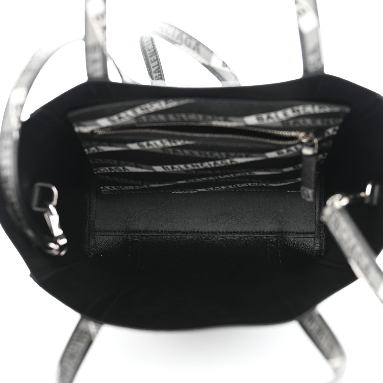 Balenciaga Coated Canvas Losange Monogram XXS Tote Black Grey 5 of 8