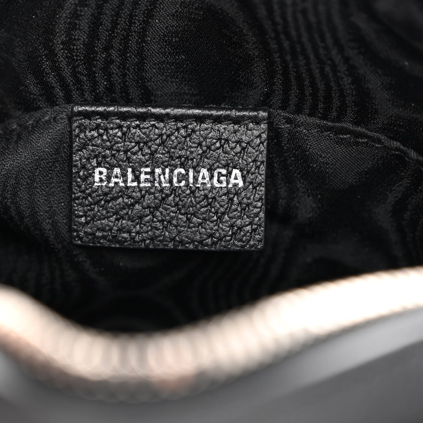 X BALENCIAGA BB Monogram Web Mini Ophidia Shoulder Bag Black