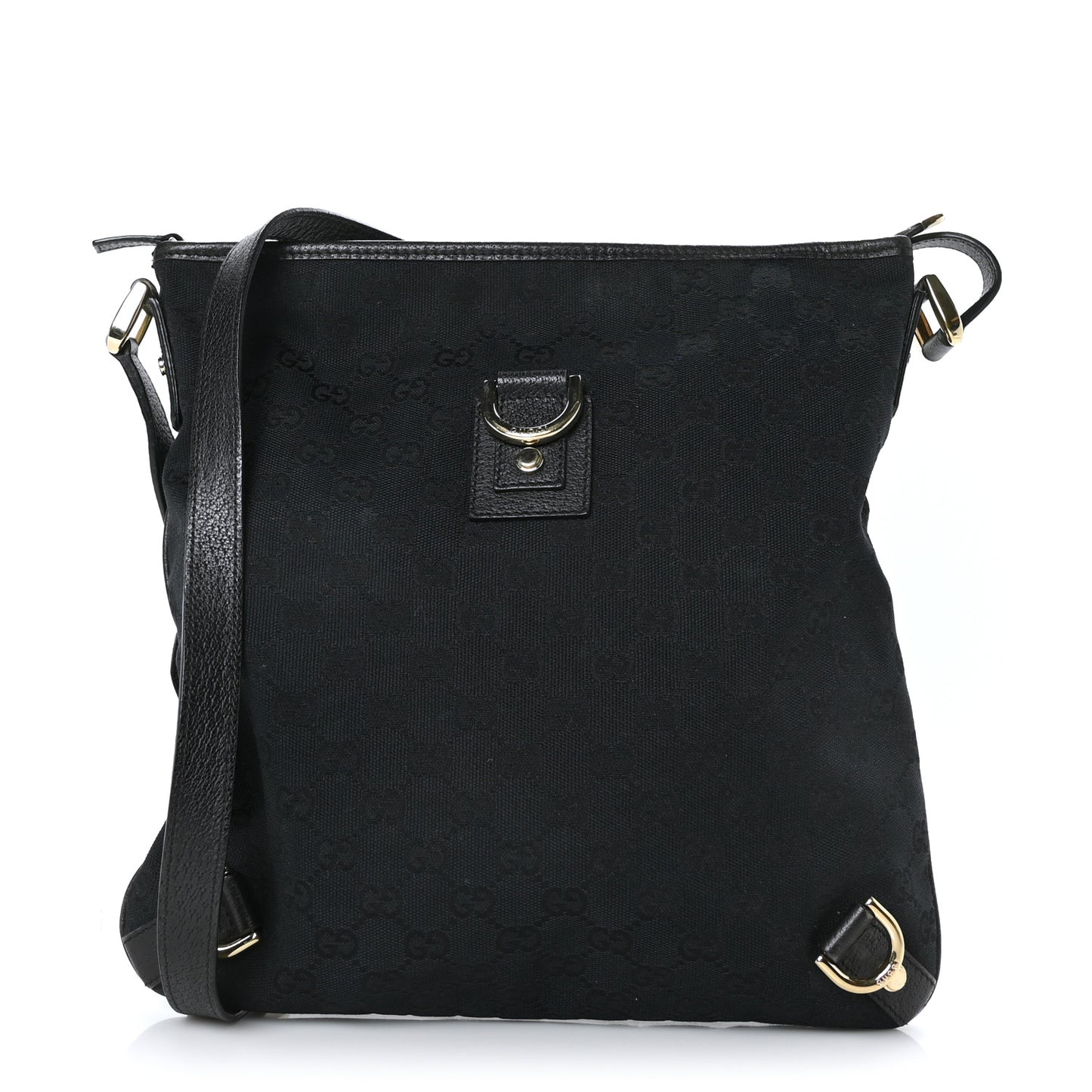 Monogram Abbey Messenger Bag Black