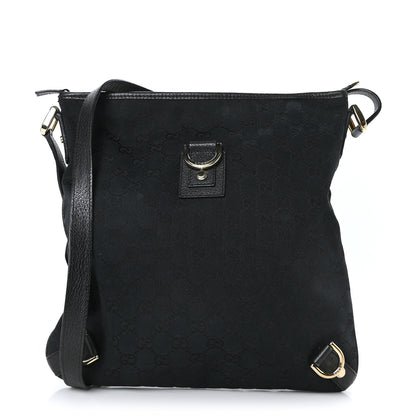 Gucci Monogram Abbey Messenger Bag Black 1 of 10