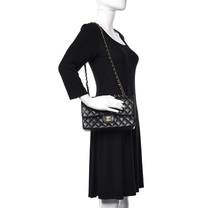 Chanel Caviar Quilted Medium Double Flap Black 2 of 10