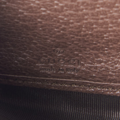 Gucci GG Supreme Monogram Web Ophidia Zip Around Wallet Brown 8 of 9