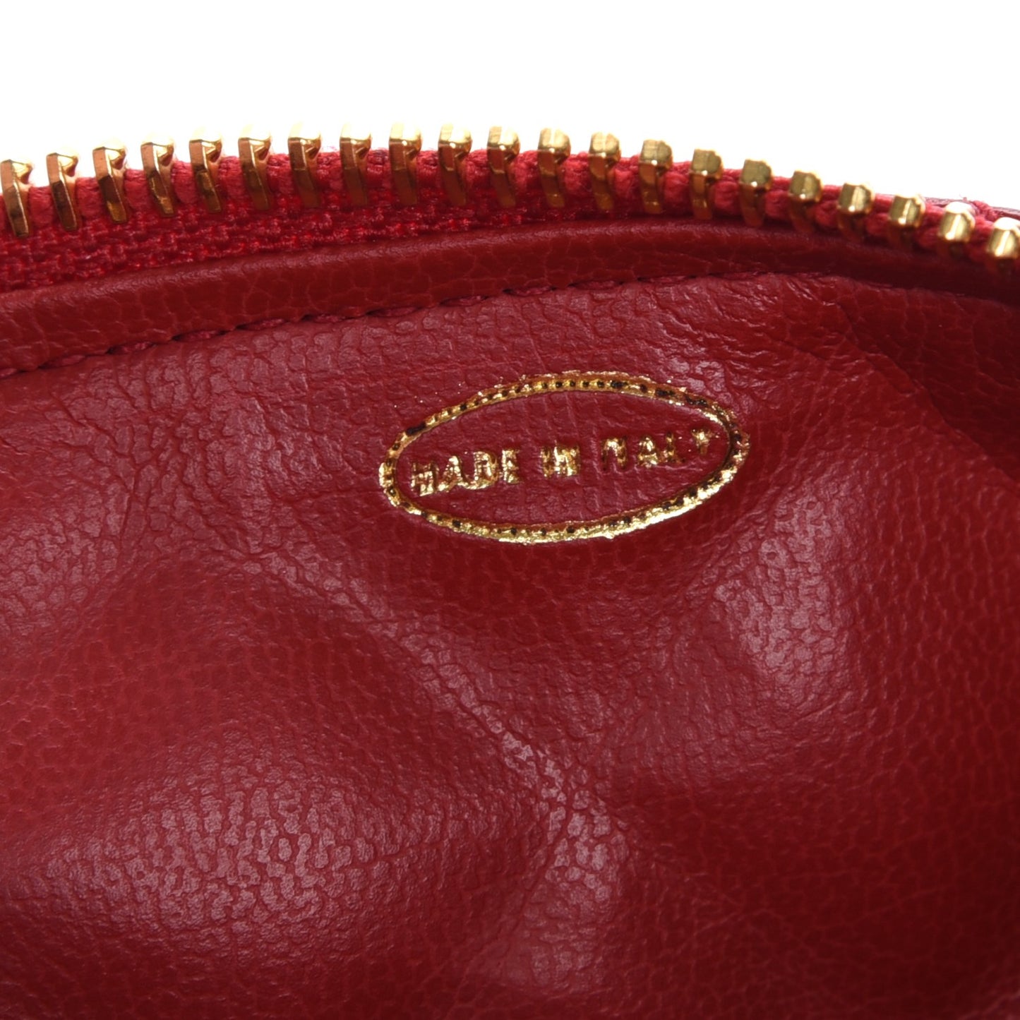 Lambskin Quilted Belt Bag Red