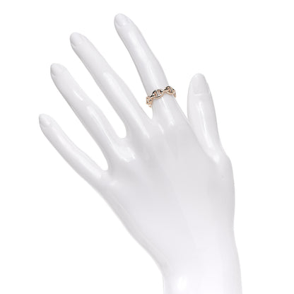 Hermes 18K Rose Gold PM Chaine D'Ancre Enchainee Ring 47 4 2 of 6
