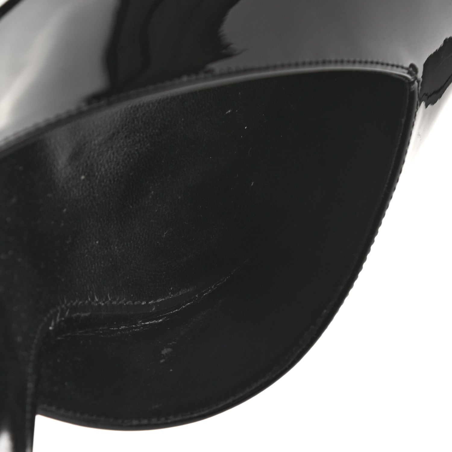 Saint Laurent Patent Opyum D'Orsay Pumps 40.5 Black 9 of 10