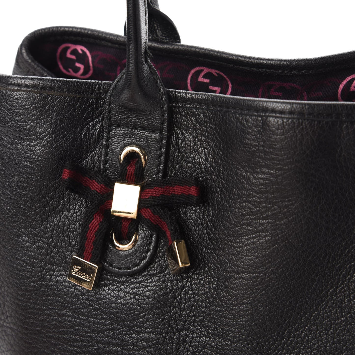 Calfskin Medium Princy Tote Black