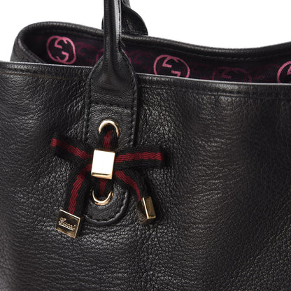 Gucci Calfskin Medium Princy Tote Black 12 of 12