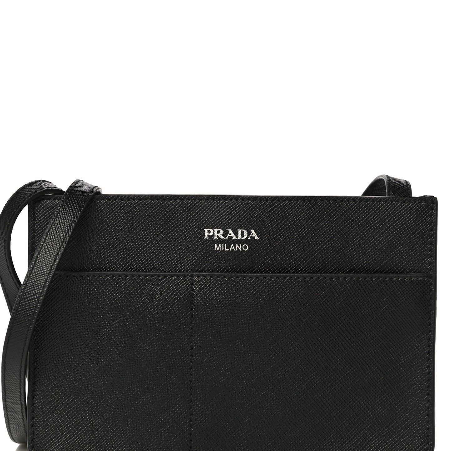 Saffiano Crossbody Bag Black