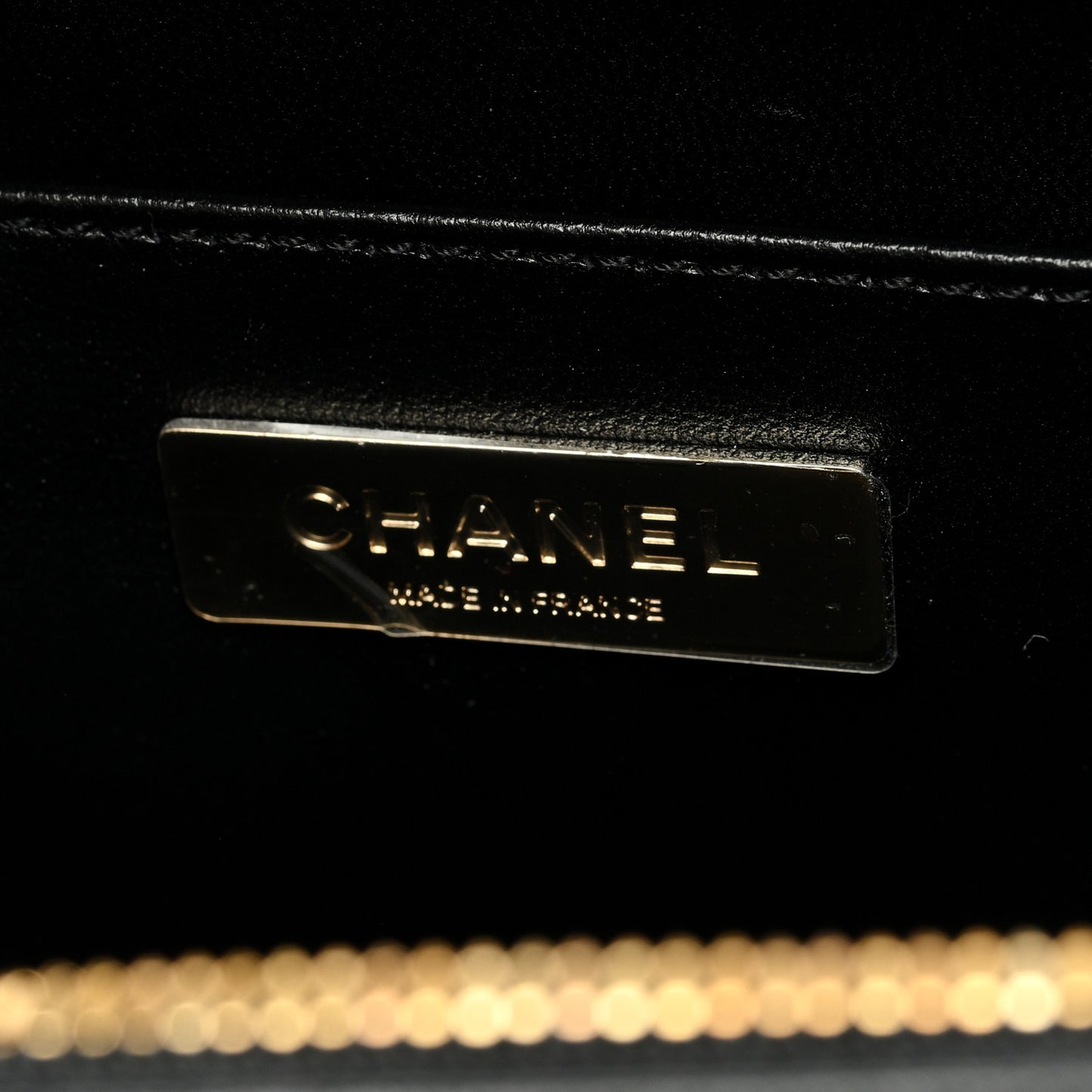 Calfskin Quilted Studded Square Vanity Case Black