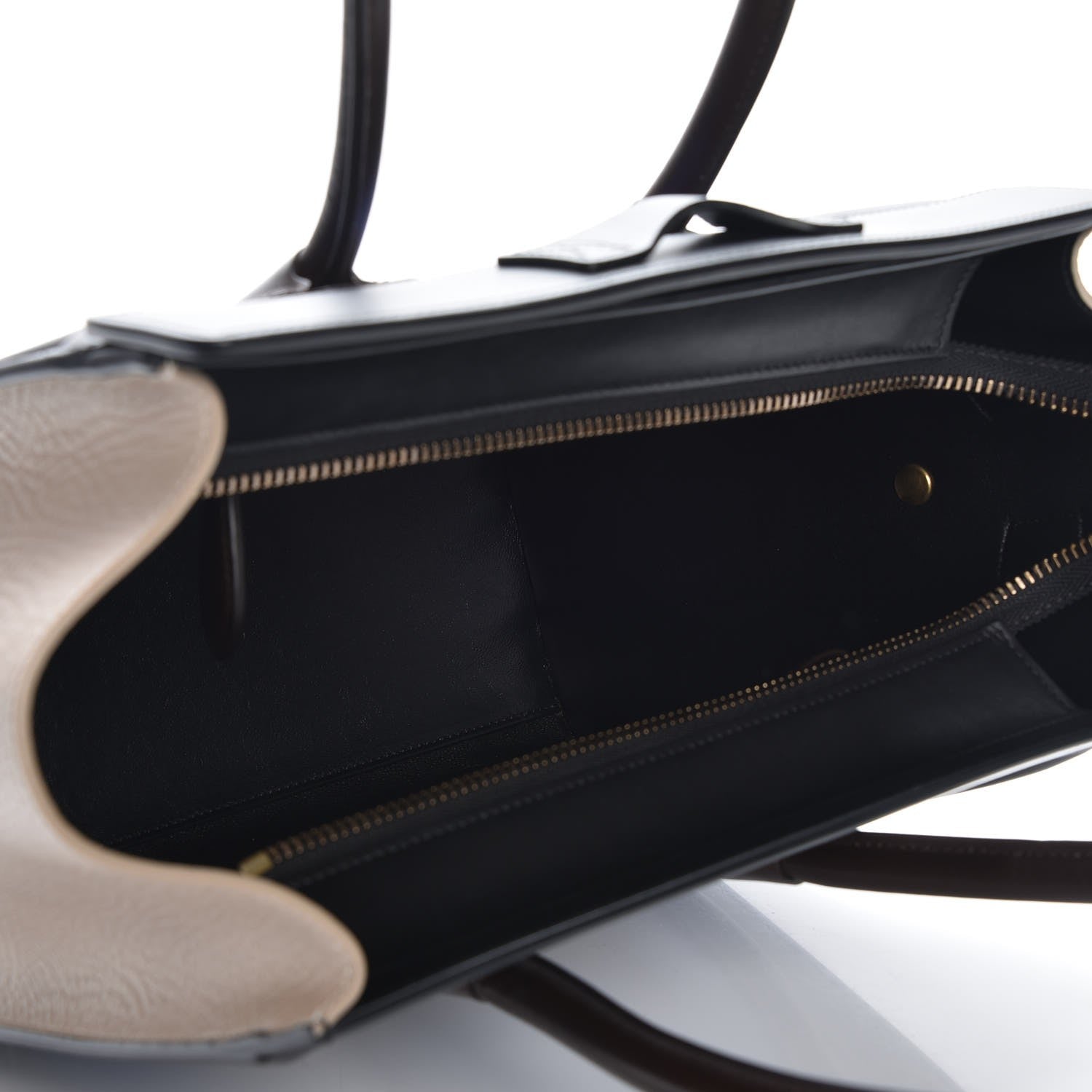Celine Elephant Calfskin Micro Tri-Color Luggage Indigo 5 of 7