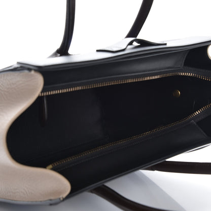 Celine Elephant Calfskin Micro Tri-Color Luggage Indigo 5 of 7