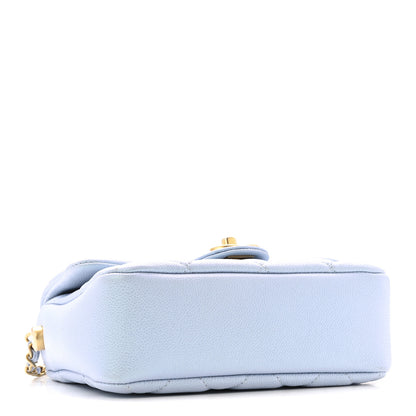 Chanel Iridescent Caviar Quilted Mini My Perfect Flap Light Blue 4 of 10