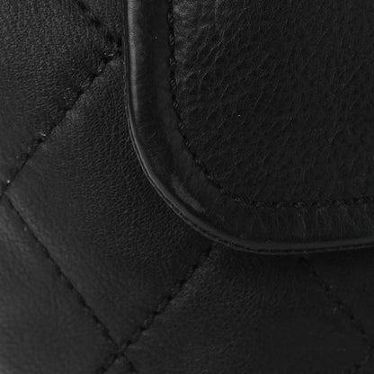 Chanel Calfskin Large Front Flap Tote Black 13 of 14