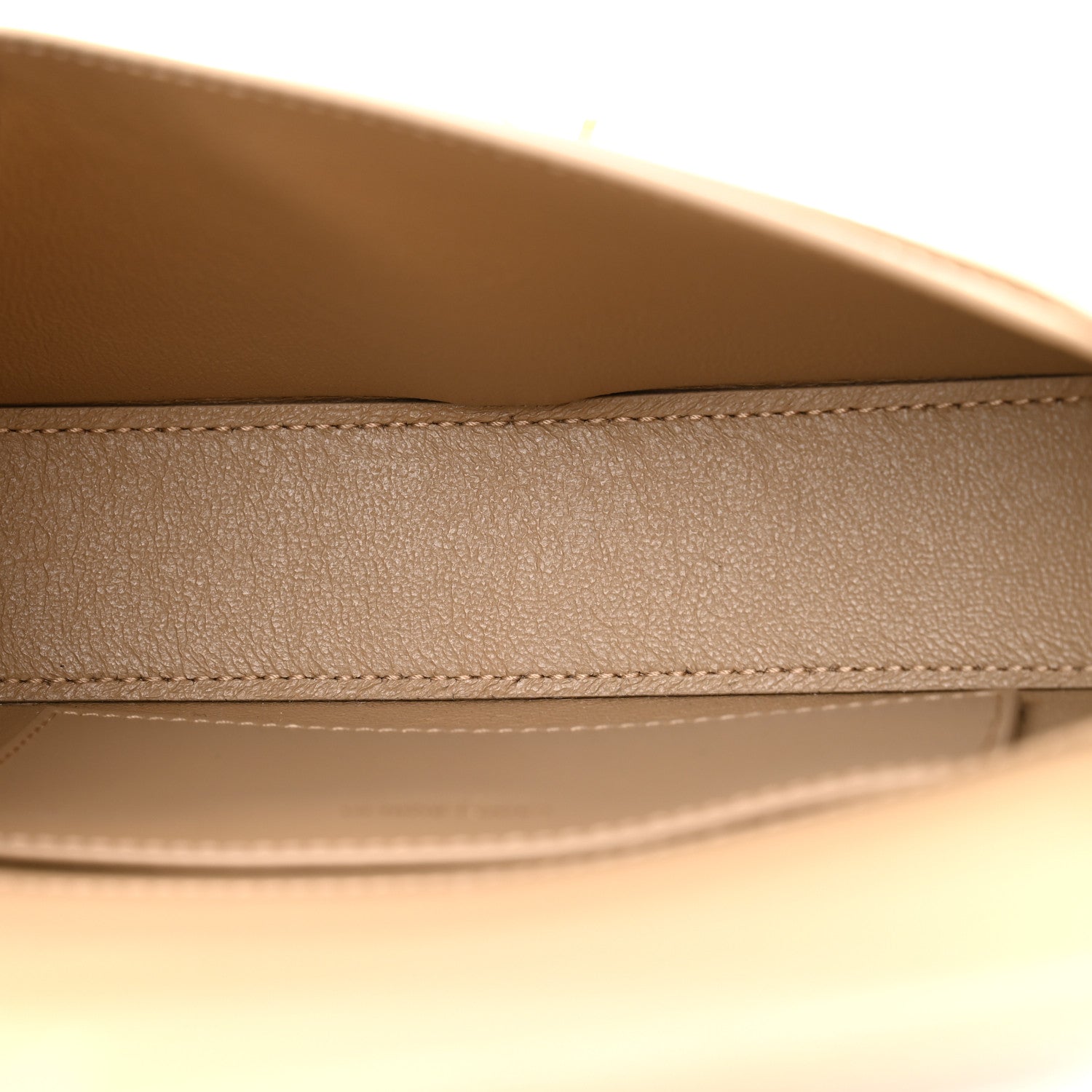 Saint Laurent Box Calfskin Mini Voltaire Shoulder Bag Dark Cork 5 of 11