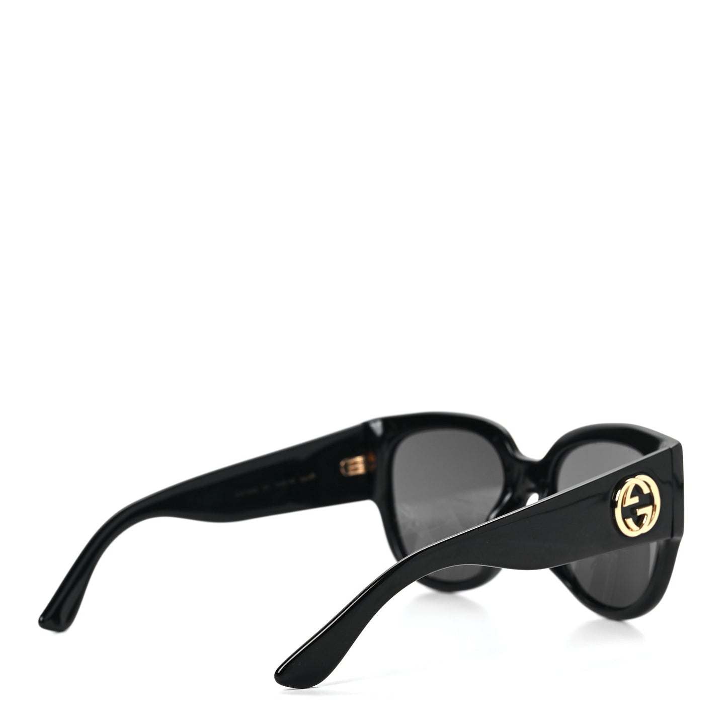 Acetate Square Frame Sunglasses GG0142SA Black