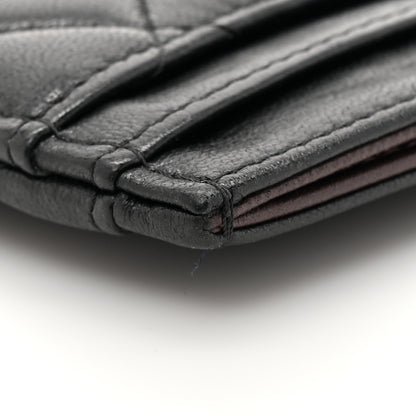 Chanel Lambskin Quilted Card Holder Black 12 of 12